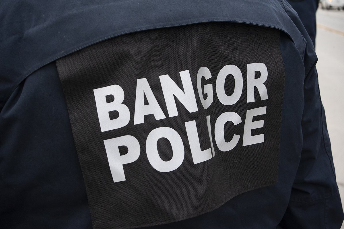 He allegedly assaulted a man in front of Bangor police officer
