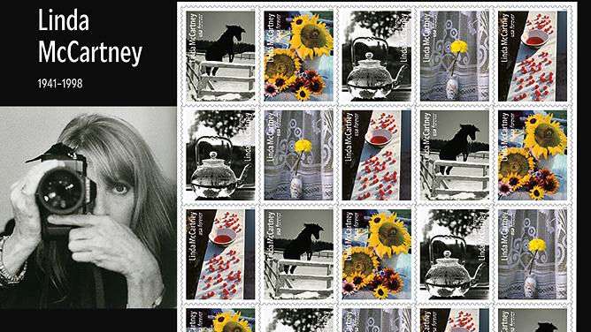 USPS to issue stamps honoring photographer and animal rights activist Linda McCartney