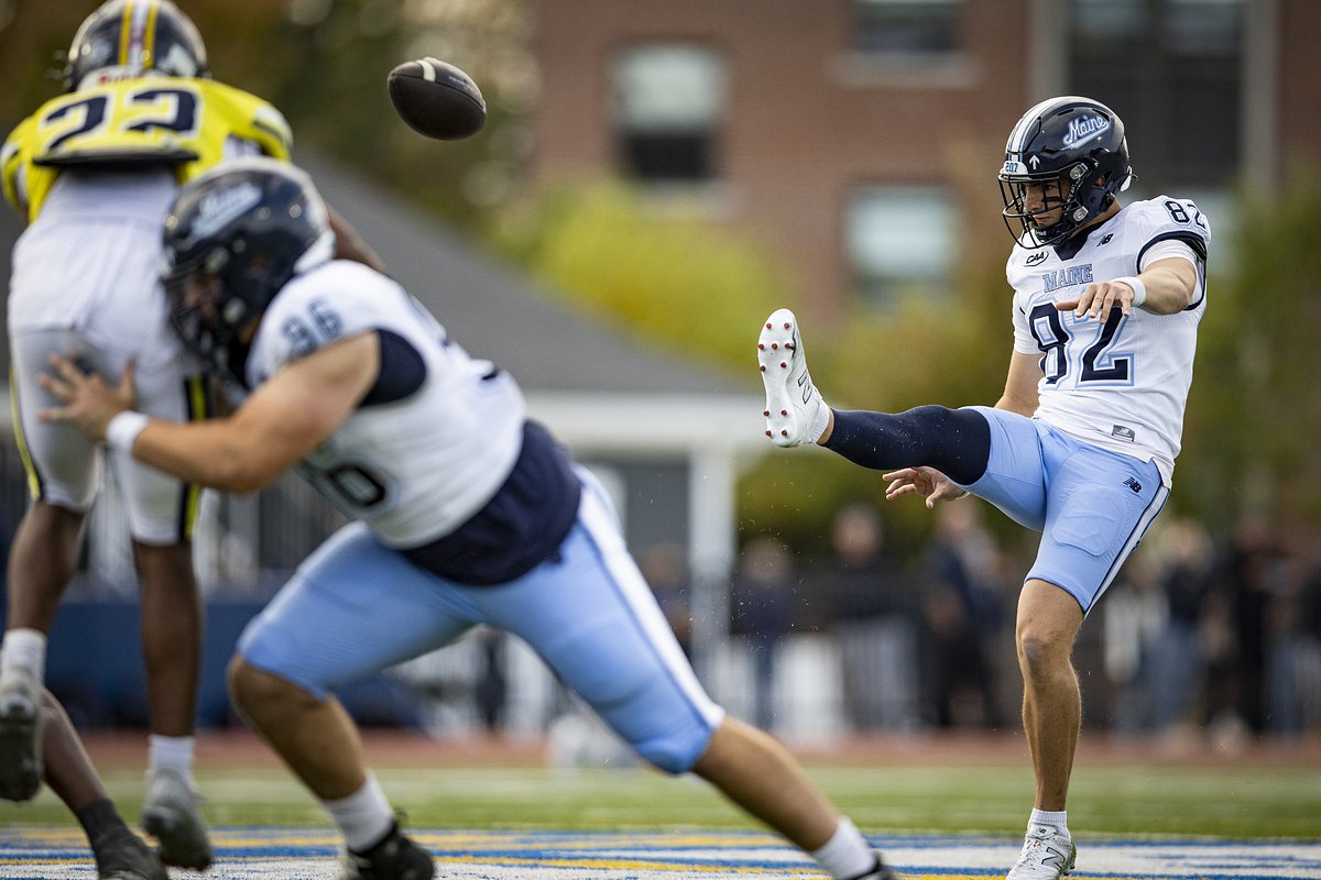 UMaine's punter survived cancer. Now he'll keep kicking until he gets a bone marrow transplant.
