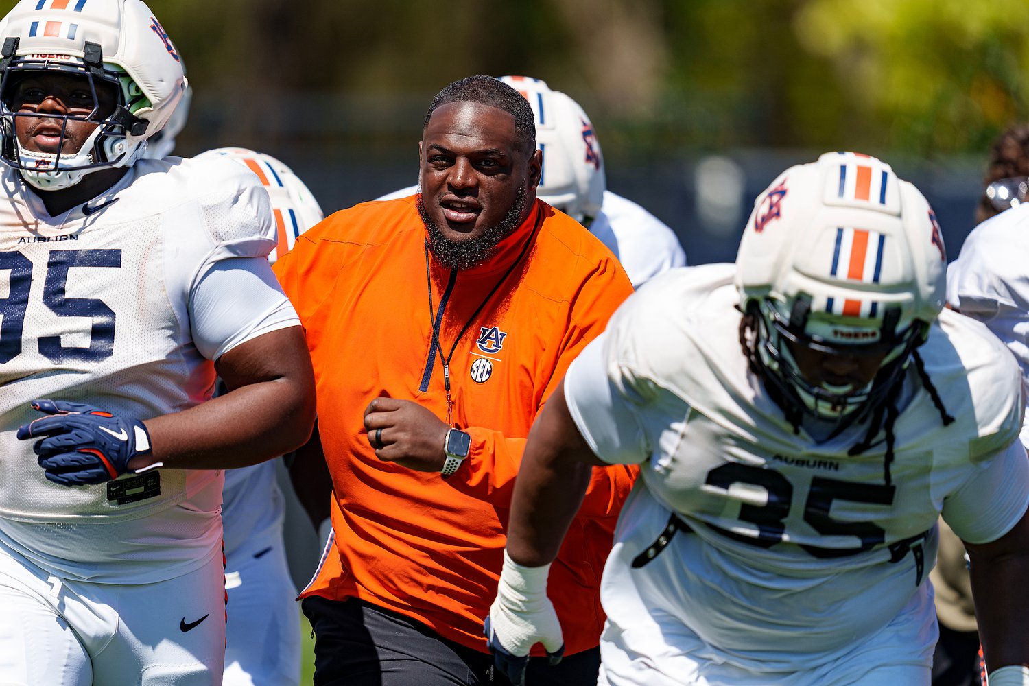 Auburn preseason camp: This defensive lineman set the tempo all throughout Wednesday’s practice