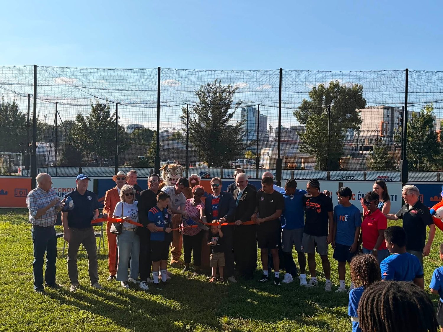 FC Cincinnati mini soccer pitch opens in Newport
