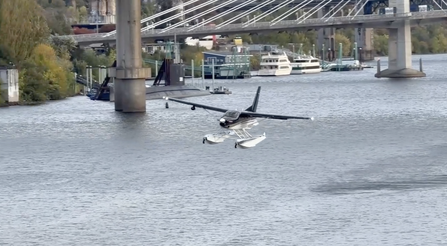 ‘WTFs and OMGs’: Plane flies under Portland bridge in risky Willamette River takeoff