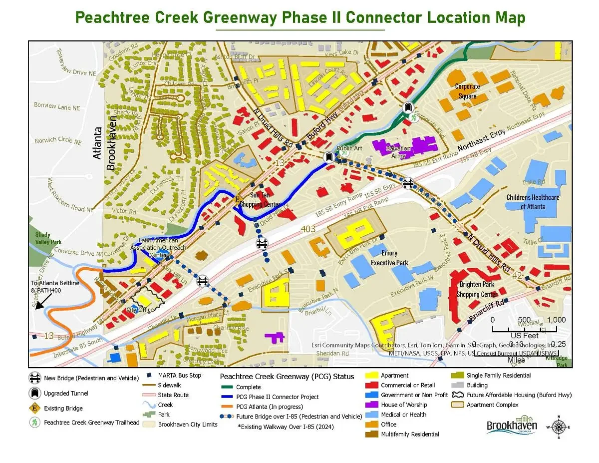 Decide DeKalb approves $588,168 grant for Brookhaven pedestrian bridge