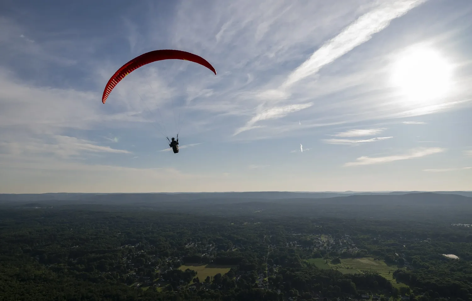 A leap of faith: What's it like to paraglide off Mount Tom?