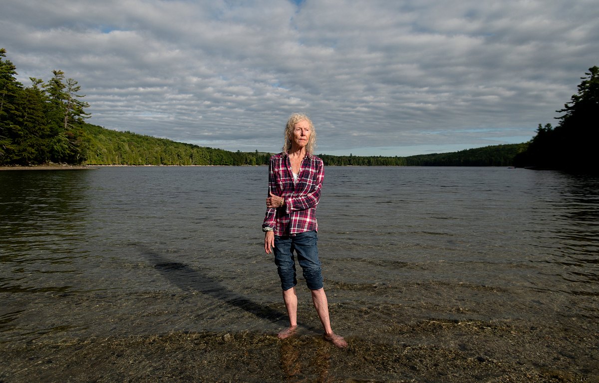 As the water level drops on a coastal Maine pond residents question fish hatchery