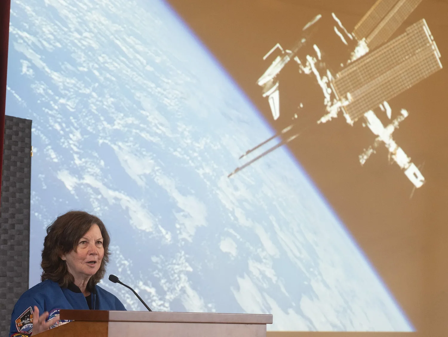 Retired astronaut urges voters to protect democracy at UMass