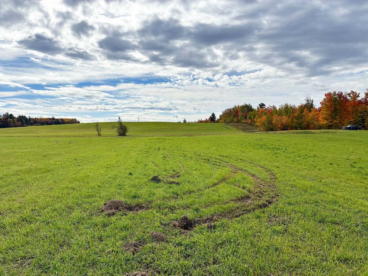 Vandals damaged a Penobscot County hayfield