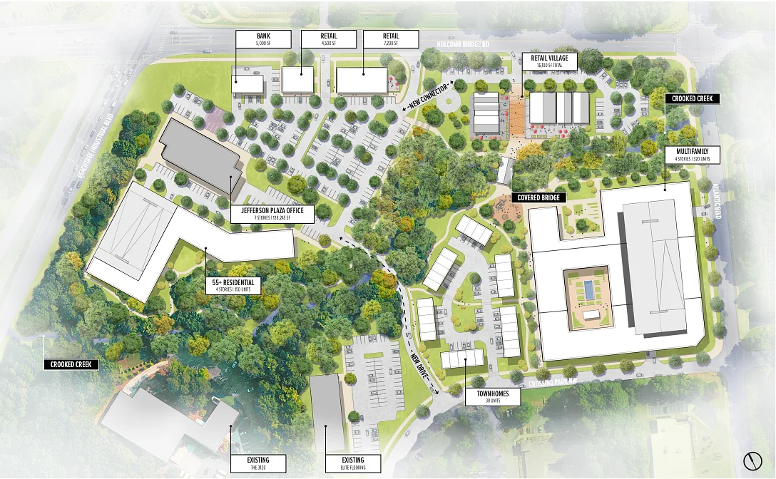Norcross developers propose a gateway 19-acre mixed-use project