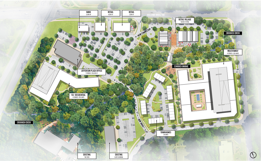 Norcross developers propose a gateway 19-acre mixed-use project
