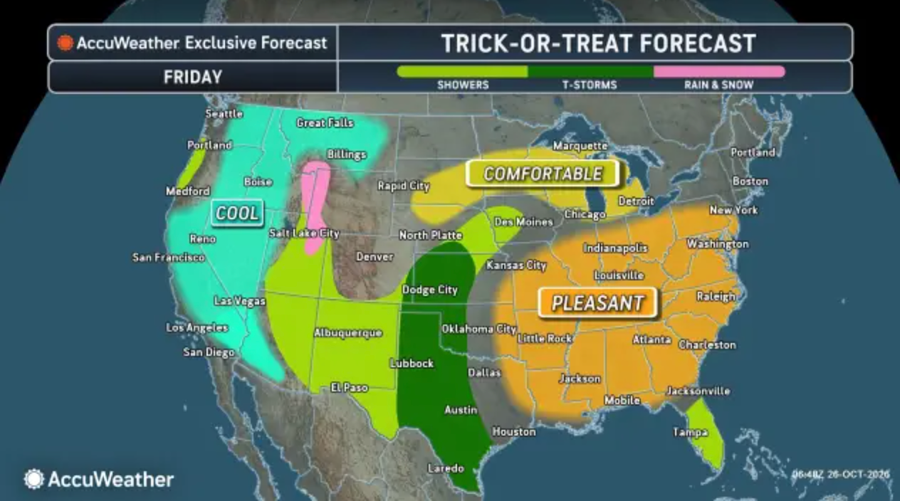 N.J. weather: Sunny, warm stretch to push highs into 70s this week. Updated Halloween forecast.