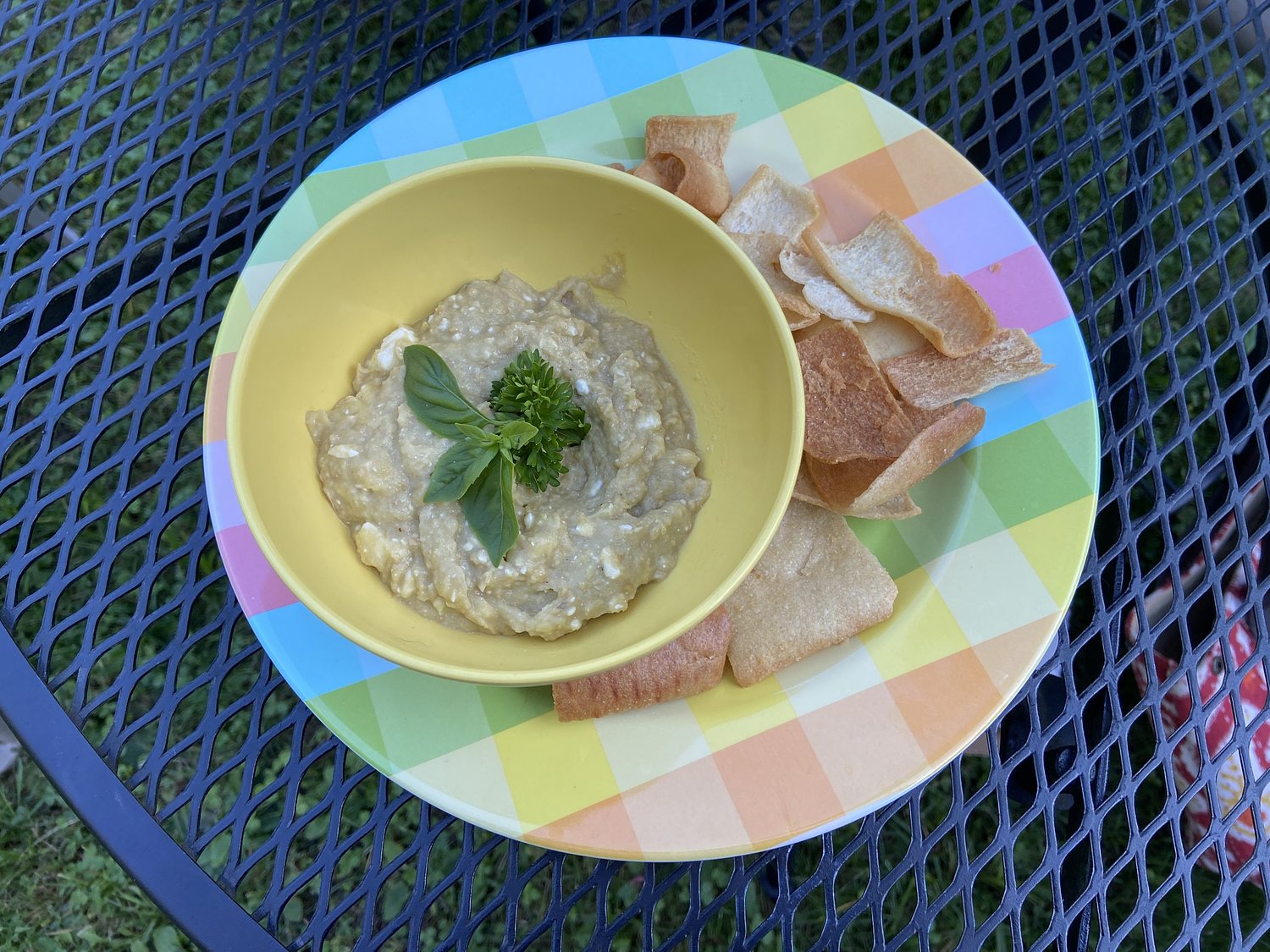 Eggplant's royal air: A dip for that waterside affair