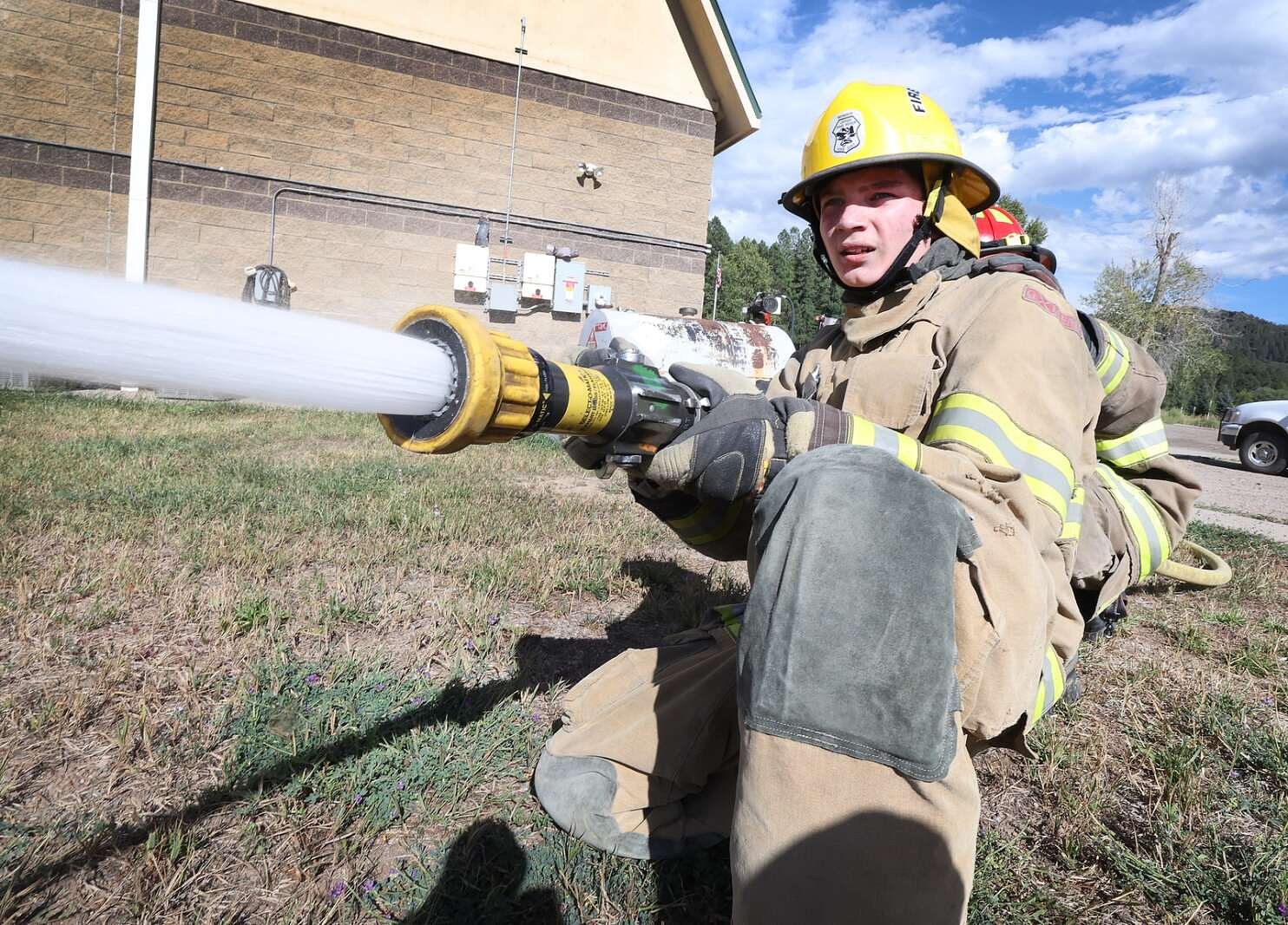Bayfield teen blazes path to becoming a paramedic and firefighter – when he’s old enough