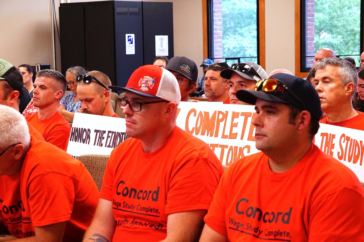 Concord fire officers want a new contract, saying they feel “lesser than others”