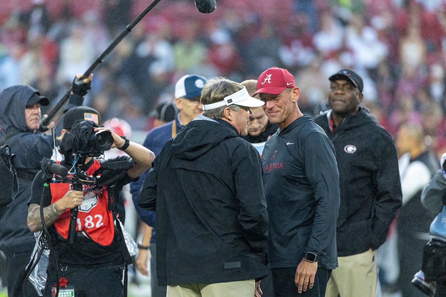 Alabama’s Kalen DeBoer talks decision to go for TD at end of half vs. Georgia