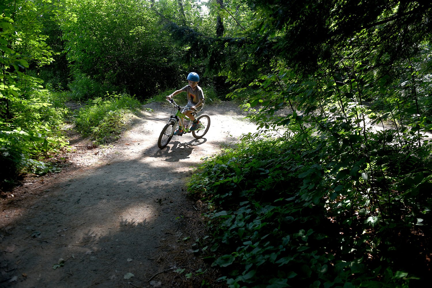 Norwich youth have fun at play-based mountain bike camp