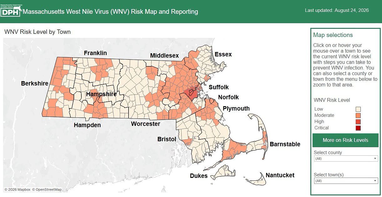 Greenfield, Erving mosquitos latest to test positive for West Nile virus
