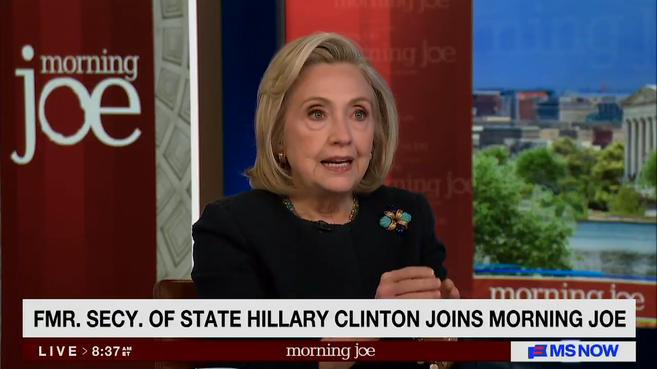 Hillary Clinton: U.S. should take a ‘very tough position’ with Israel if Netanyahu reelected