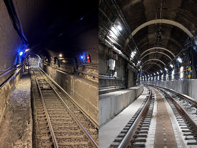 A key commuter tunnel used by NJ Transit trains has reopened