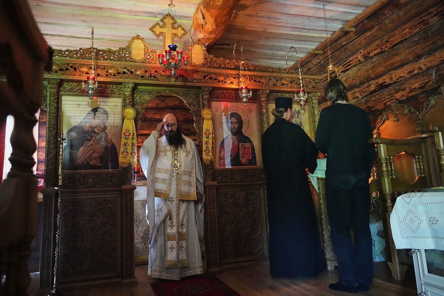 Orthodox monks are the first to live and pray at a monastery in Estonia for 80 years