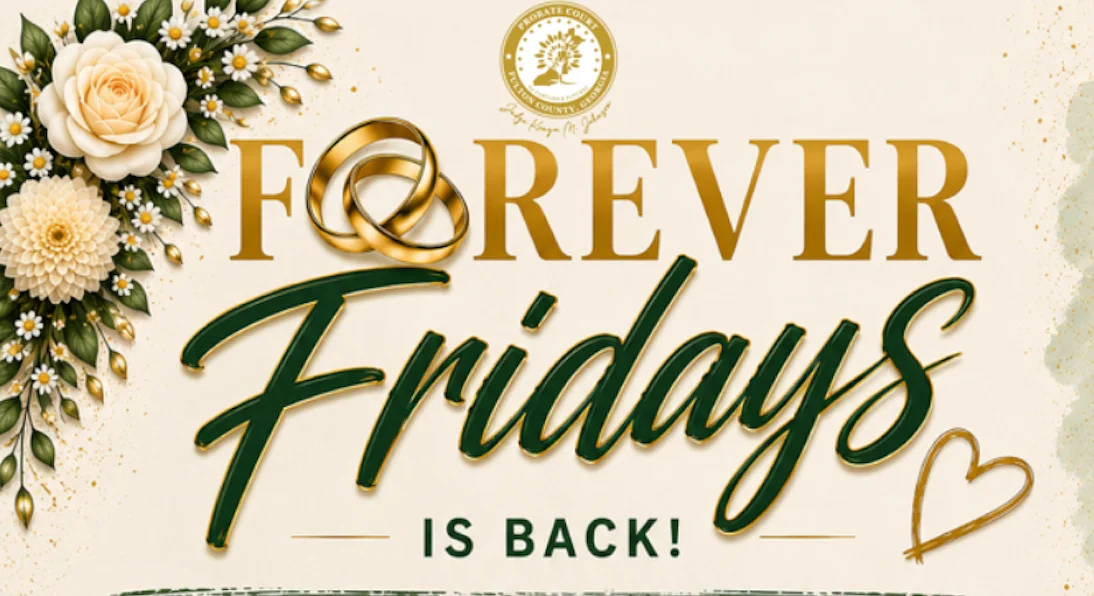 Fulton County Probate Court relaunching free Friday weddings
