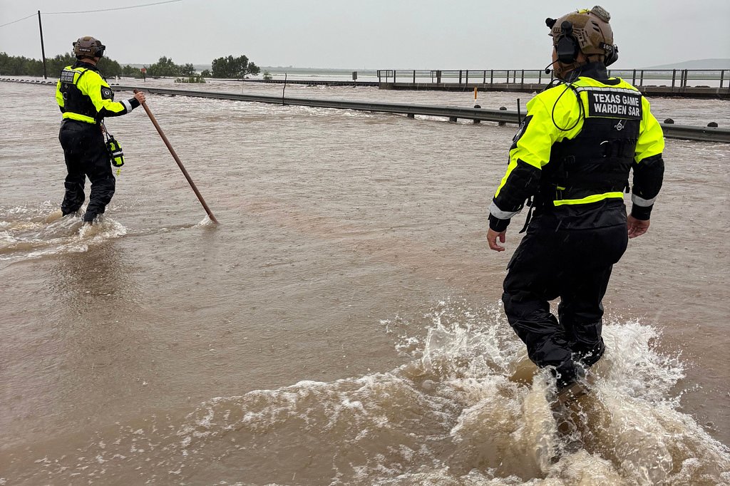 Heavy rains keep drenching South Texas after downpours led to dozens of rescues