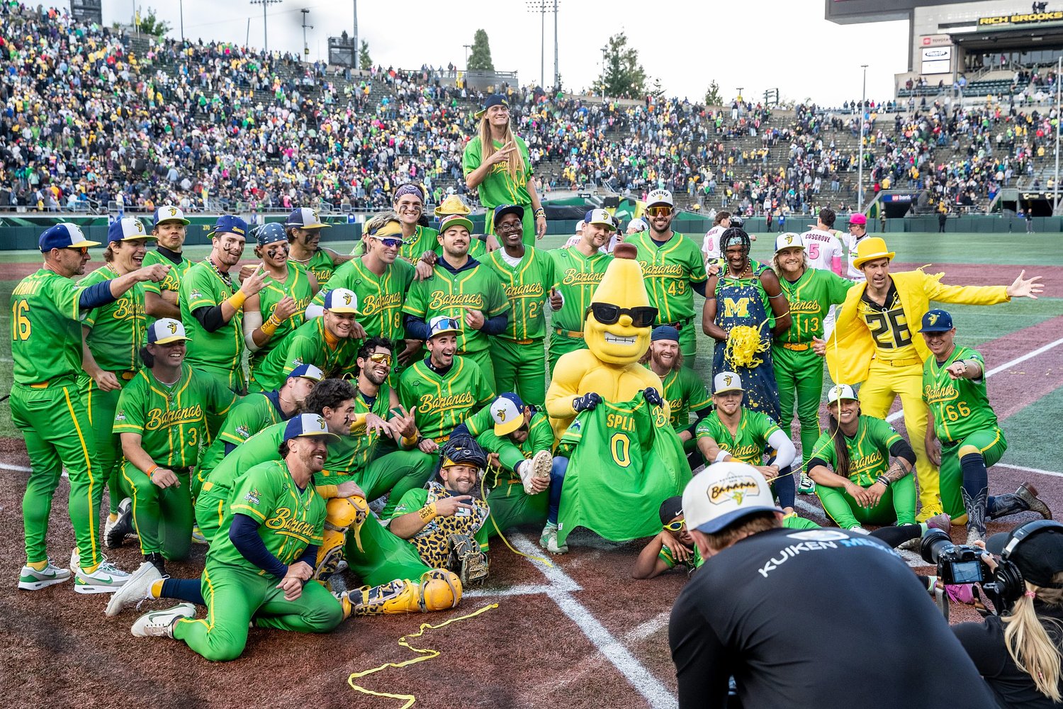 Banana Ball had Autzen Stadium – and this reporter – embracing the fun