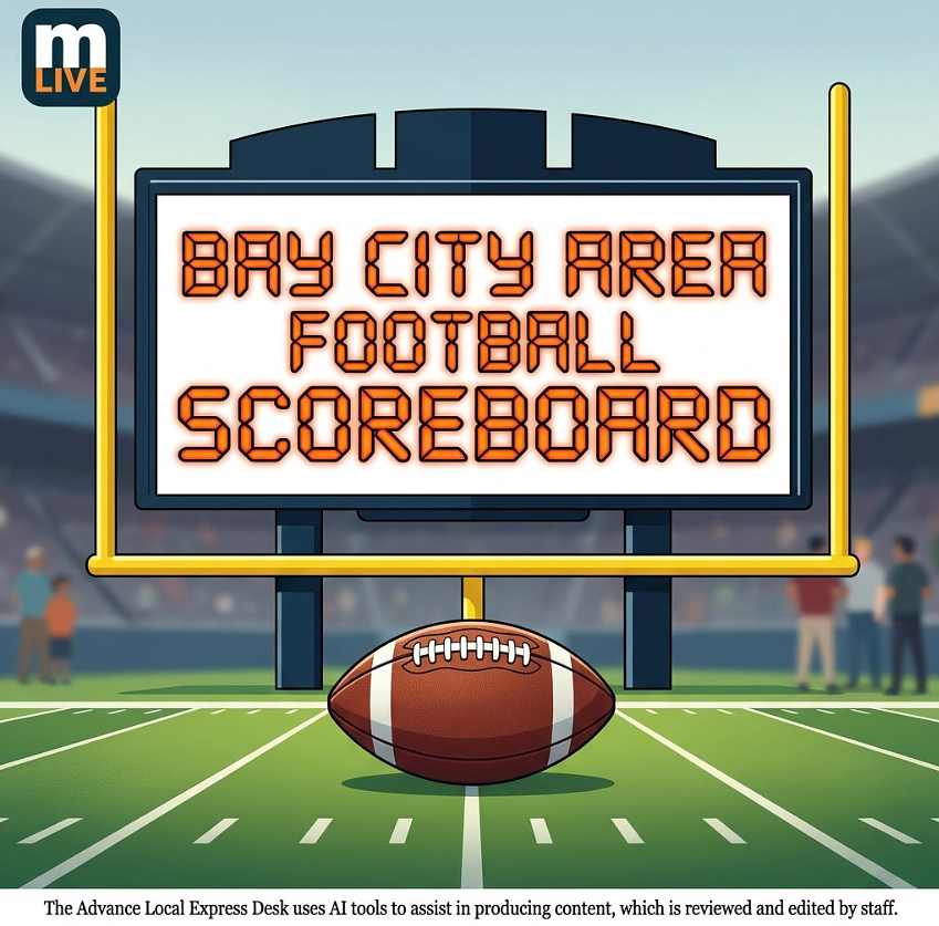 High school football scoreboard for Bay City area for Week 1 of 2026