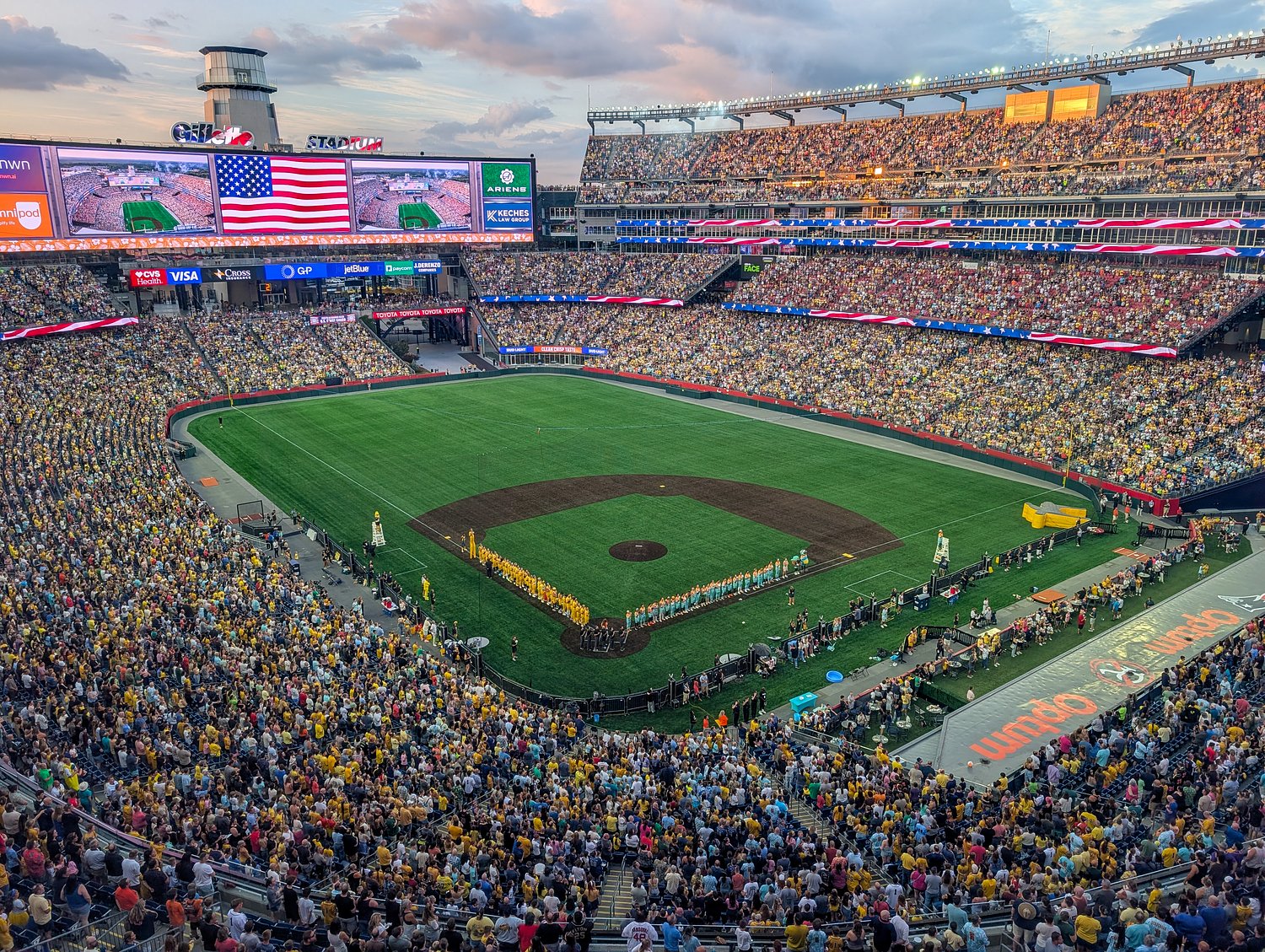 Who won? Who cares?  Savannah Bananas at Gillette was full of surprises for fans