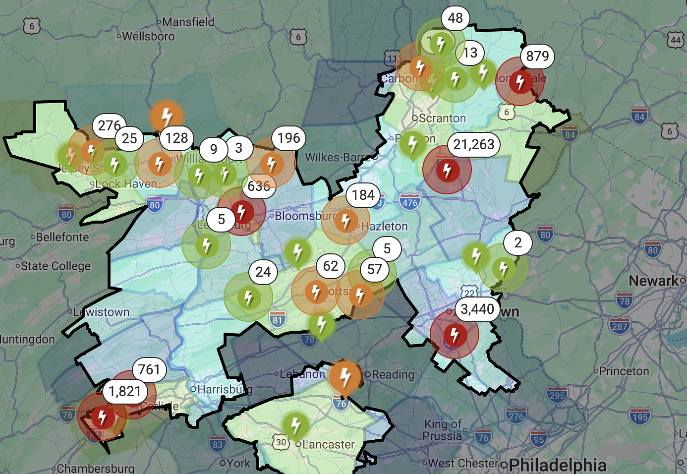 More than 200K without power in Pa. after severe storms