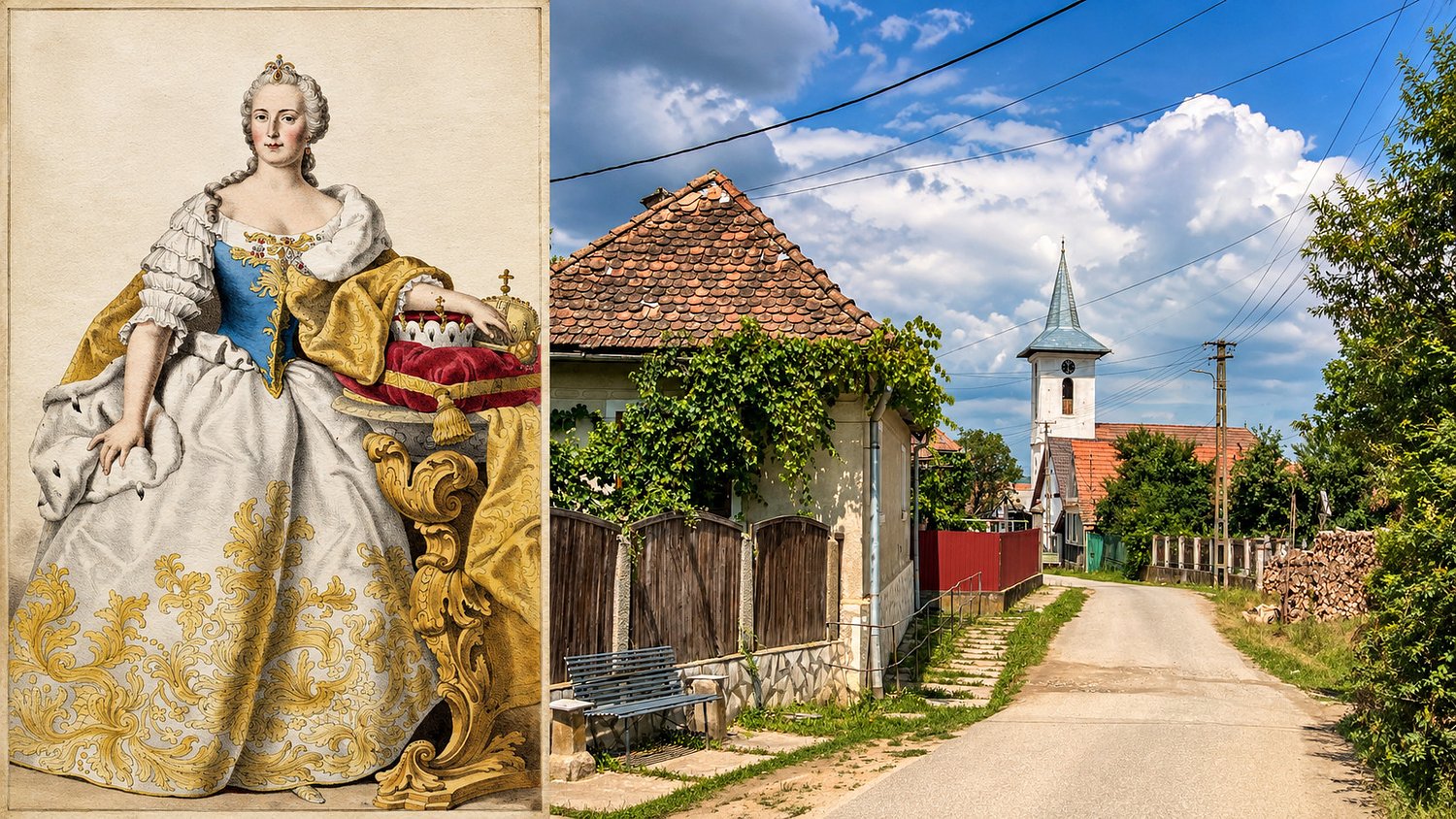Darul Mariei Tereza pentru un sat din Sibiu: canalul de apă nu trebuia să fie mai lat decât rochia împărătesei