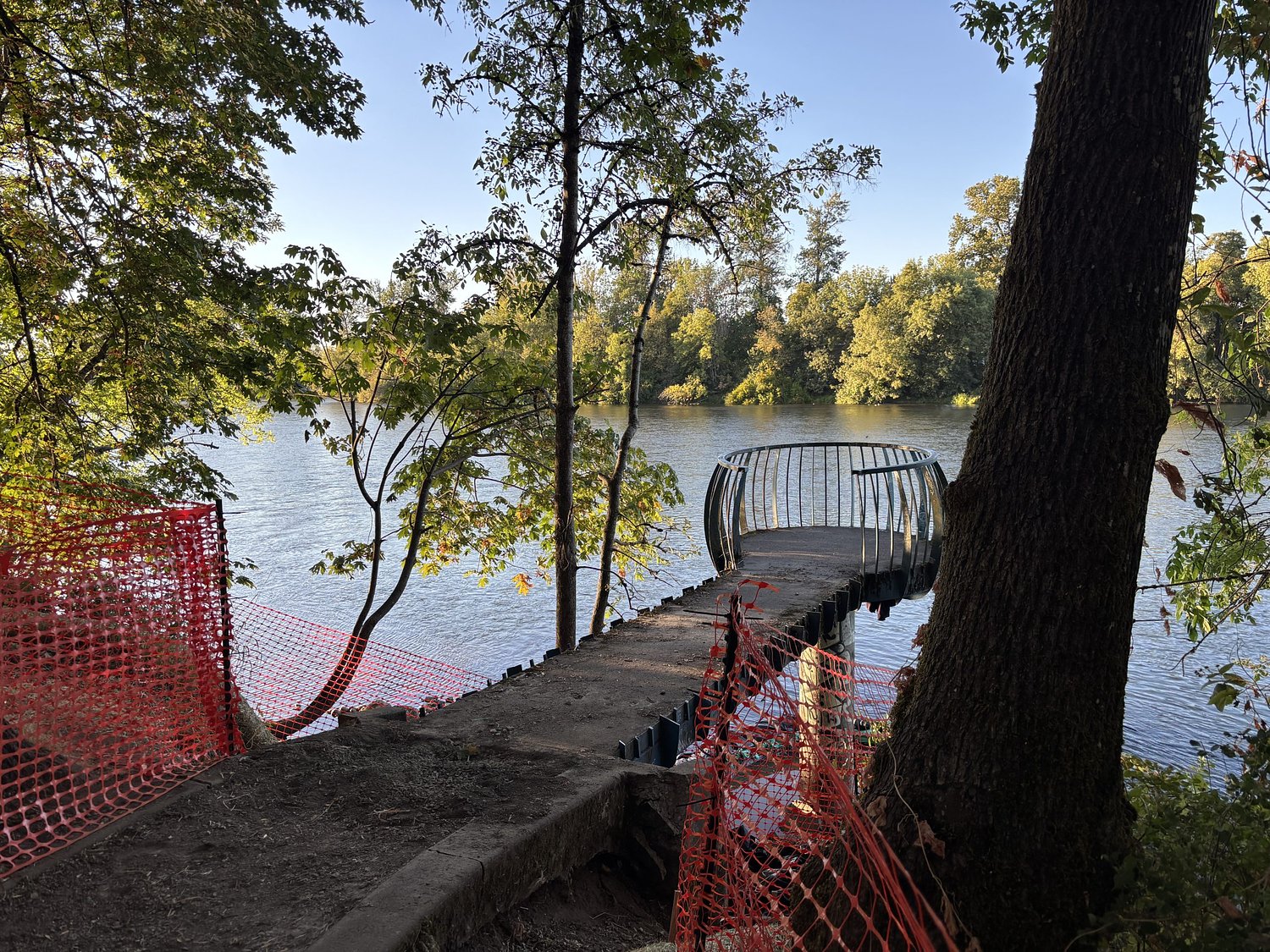 Eugene is tearing down riverfront overlook built to honor civic leader Maurie Jacobs