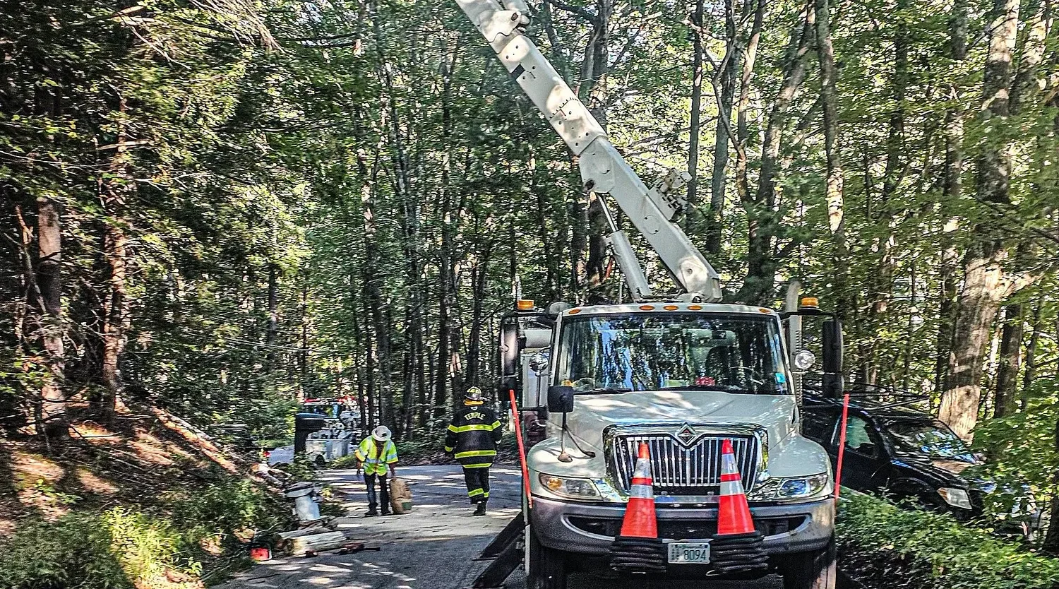 One person extricated from vehicle following Temple utility pole collision