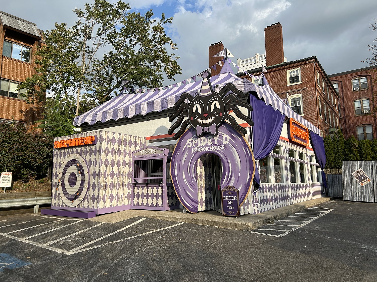 Dunkin’ turns Salem store into homage to brand’s beloved Halloween mascot