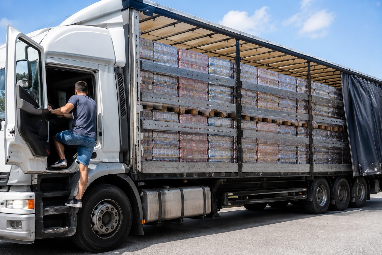 Jaful care a uimit America: un camion cu 45.000 de doze de bere a dispărut fără urmă