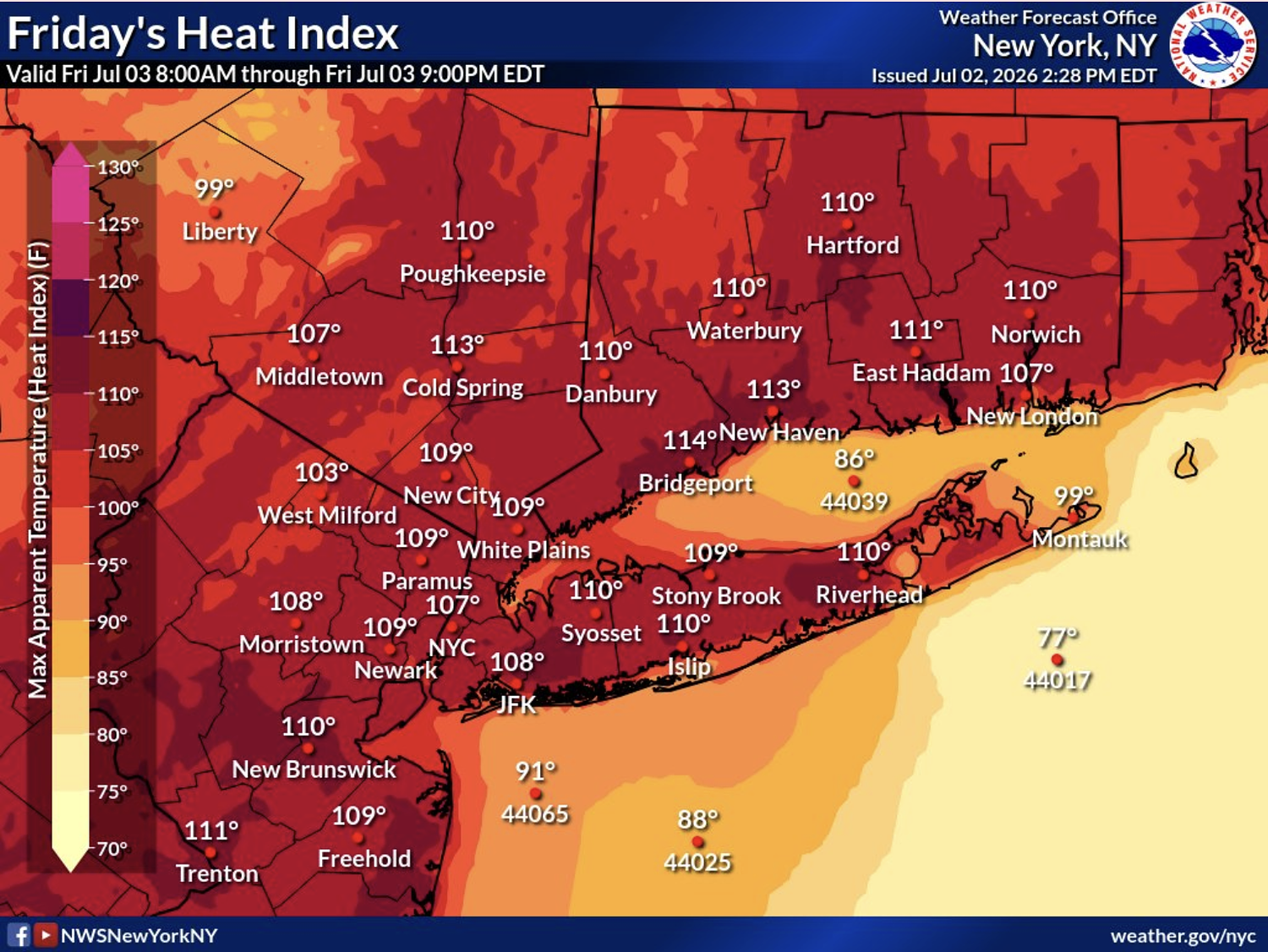 N.Y. weather: Dangerous heat emergency continues for NYC through Independence Day