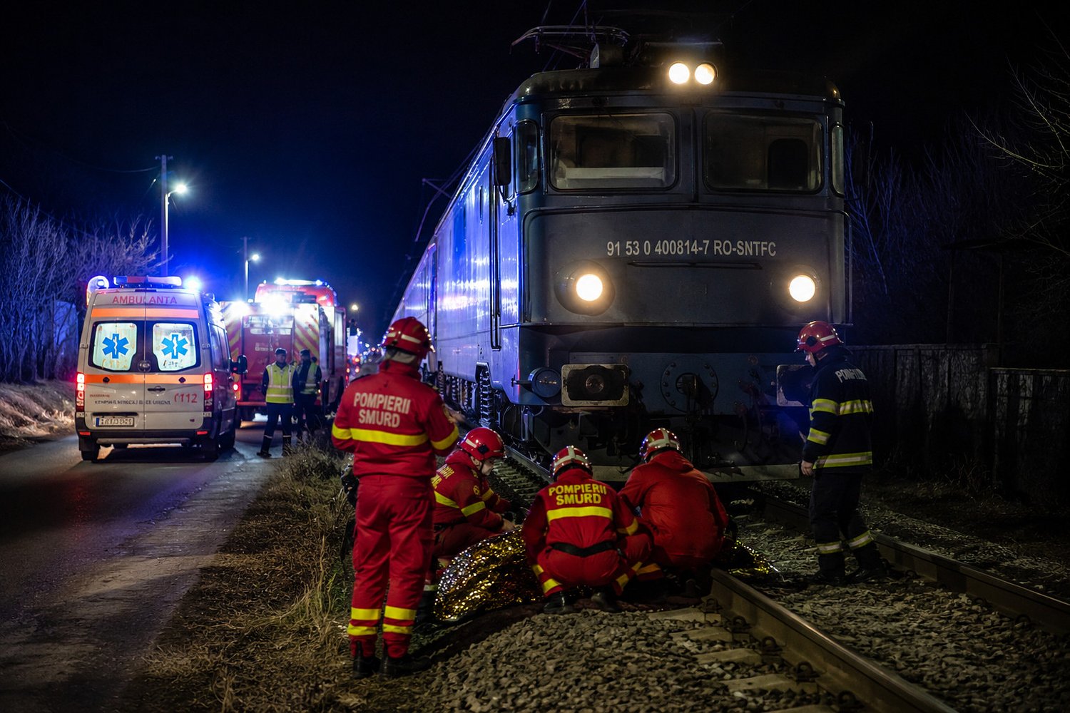 Tragedie în Sibiu: un bărbat a murit după ce a fost lovit de tren