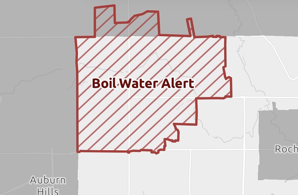 Boil-water order for some Oakland Township, Rochester Hills residents