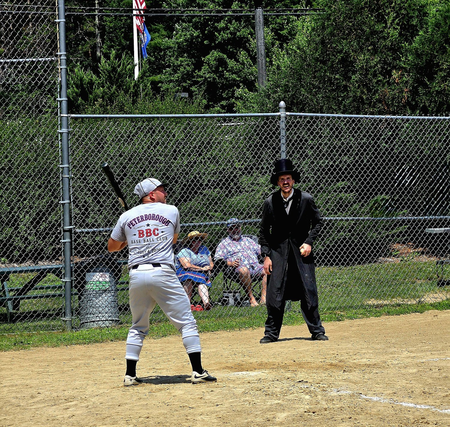 Players celebrate 4th of July with 1870s baseball rules