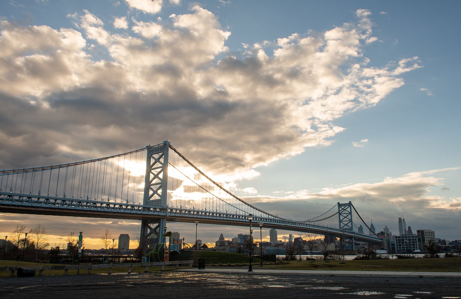 Ben Franklin Bridge turns 100 with the rare chance to walk across its travel lanes