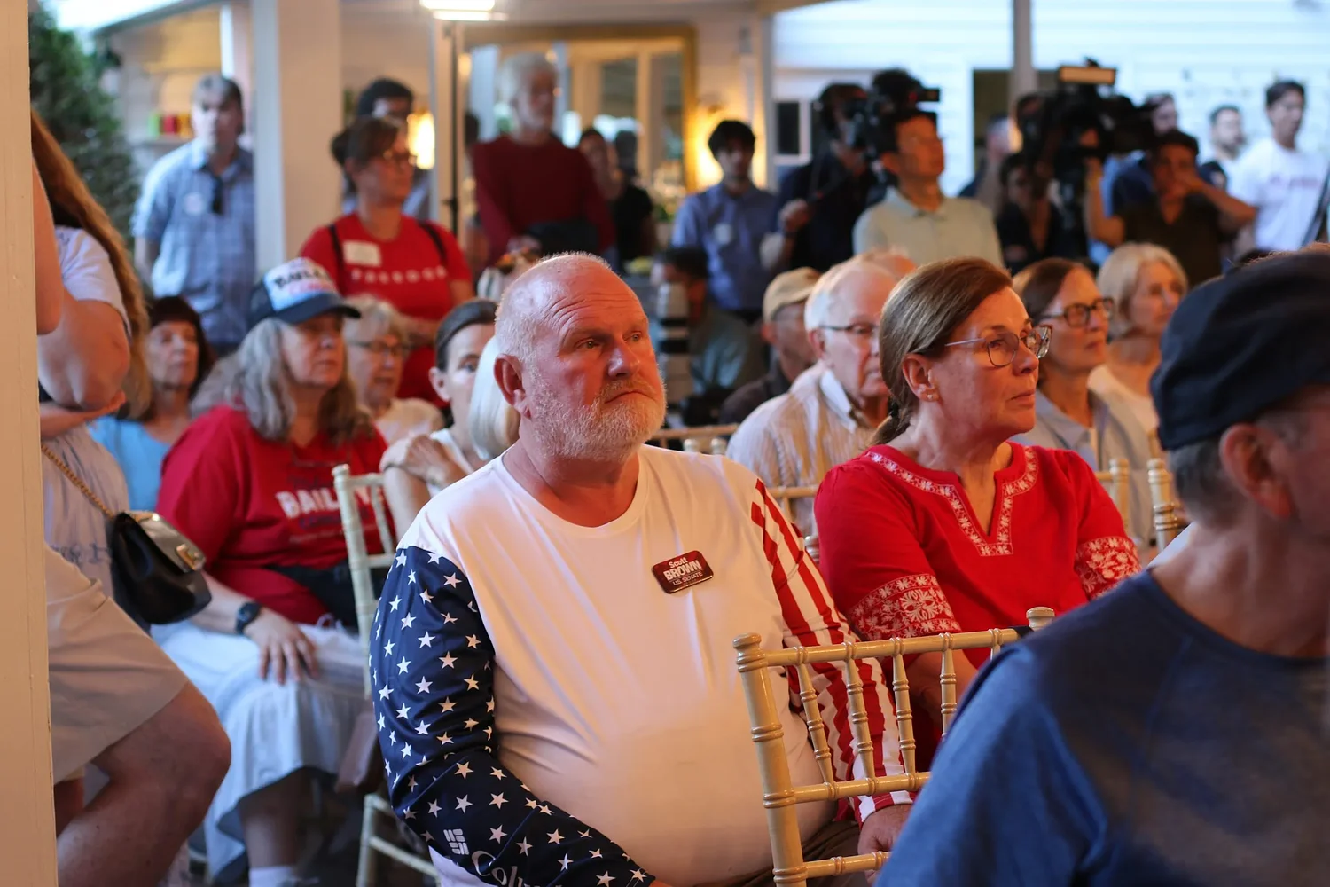 In first GOP debate, Scott Brown and John Sununu stress independence from Trump
