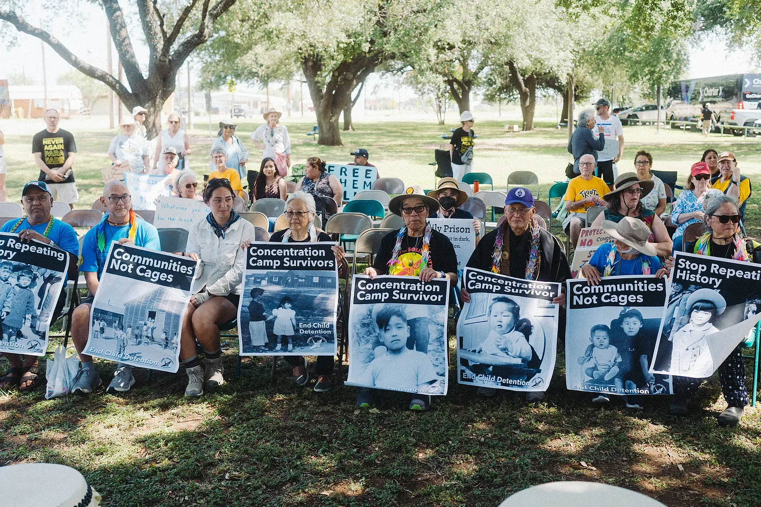 Japanese internment survivors, faith leaders demand closure of South Texas ICE detention center