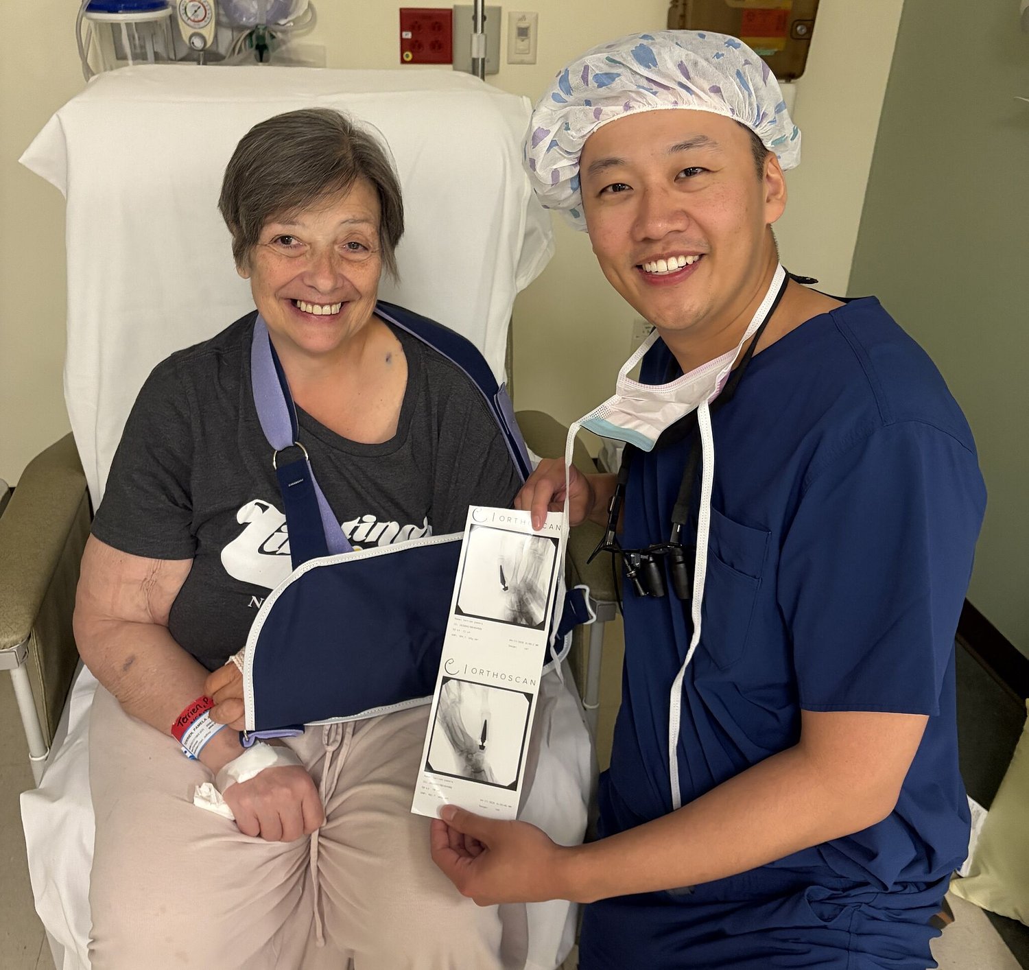 New surgery in CT gives patient back pain-free use of her hand