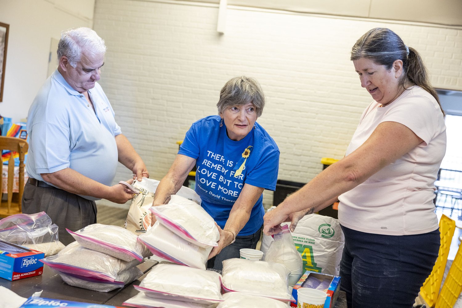 ‘Everybody should have something to eat’: Months after immigration surge, volunteers continue food deliveries in Latino communities