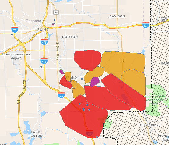 Thousands without power in Grand Blanc area after equipment issue