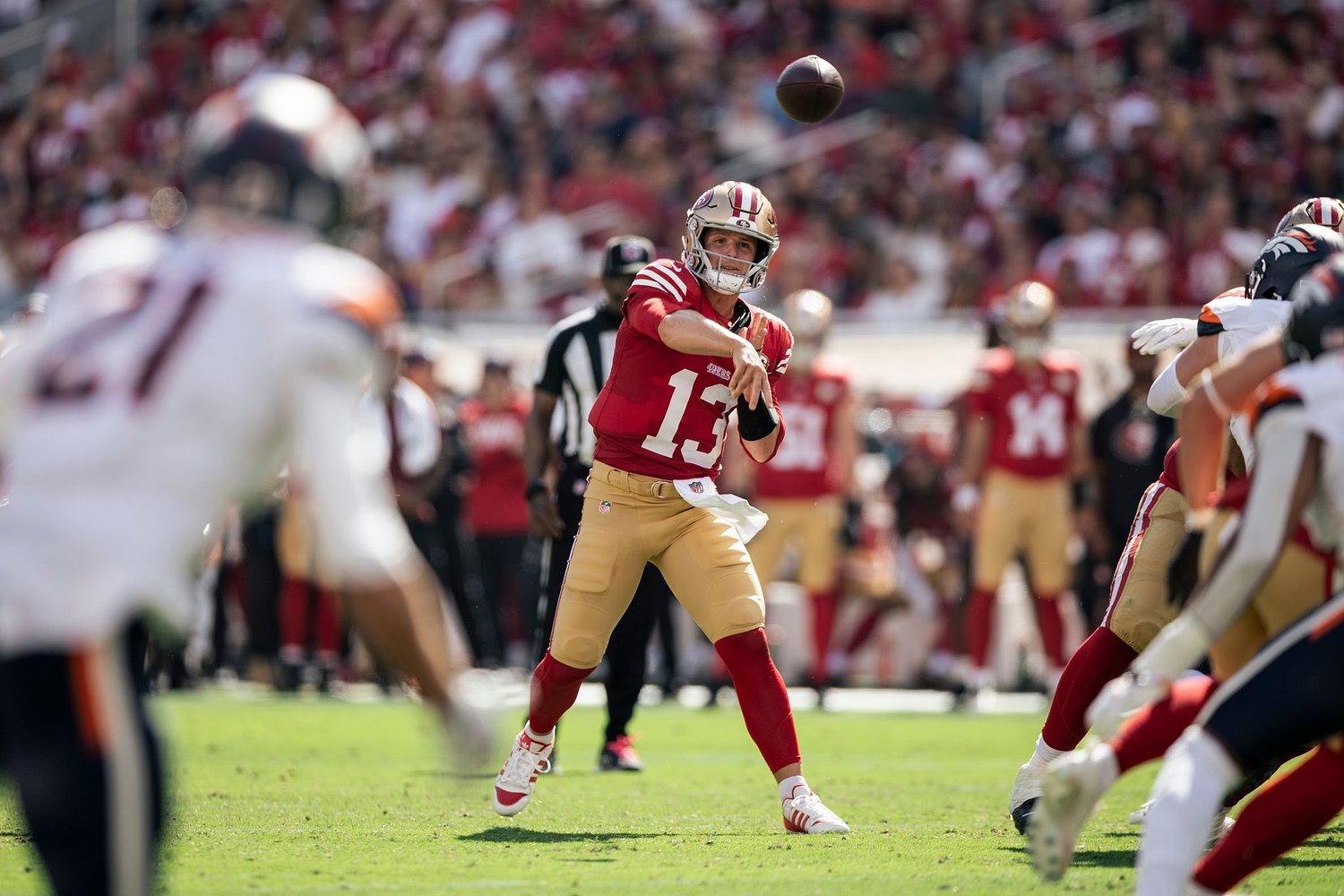 Brock Purdy looks for better success against the Seahawks defense this season