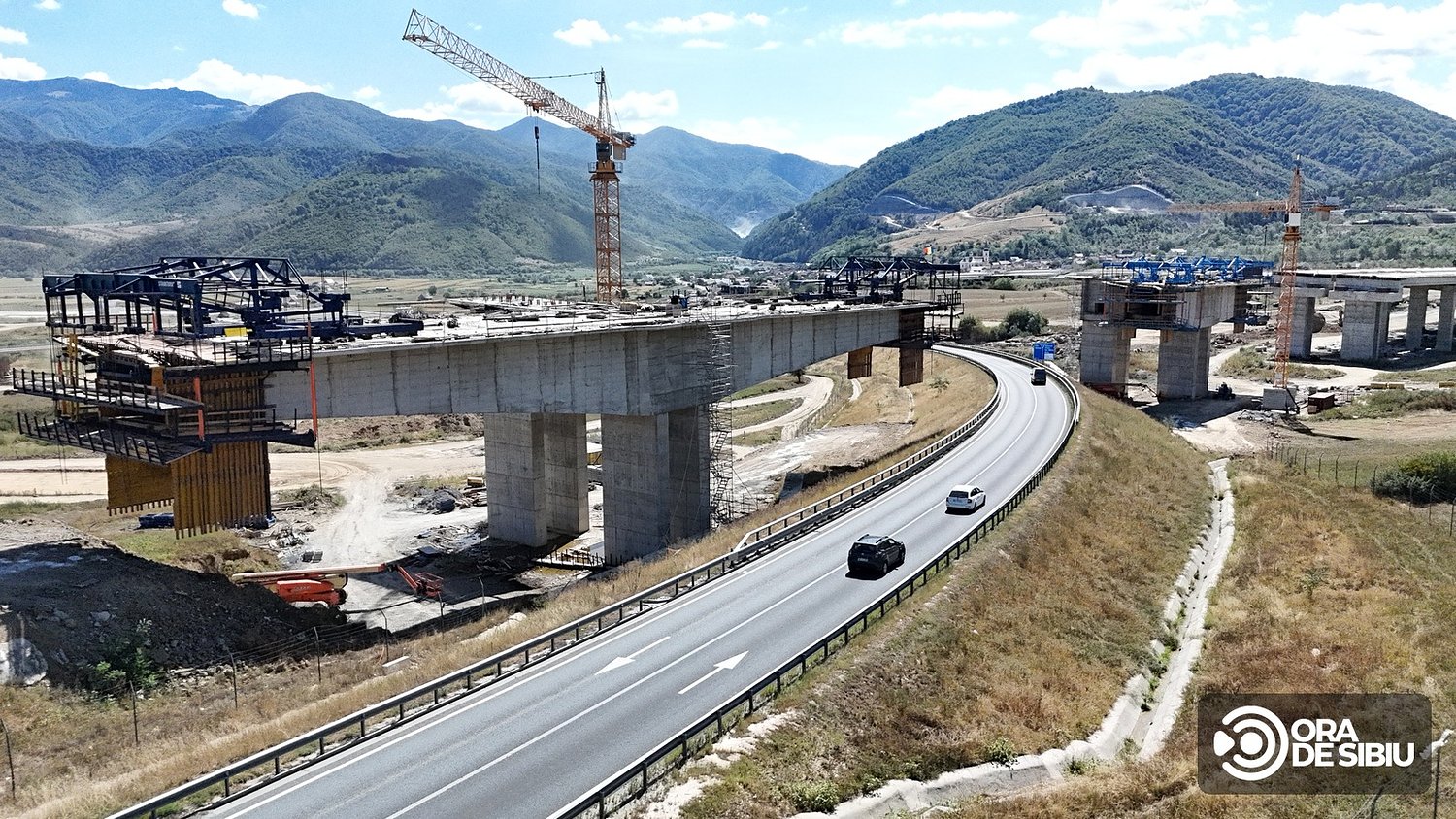 Autostrada A1 Sibiu–Pitești, lotul Boița–Cornetu: avansul lucrărilor la final de August 2026. Compară filmările