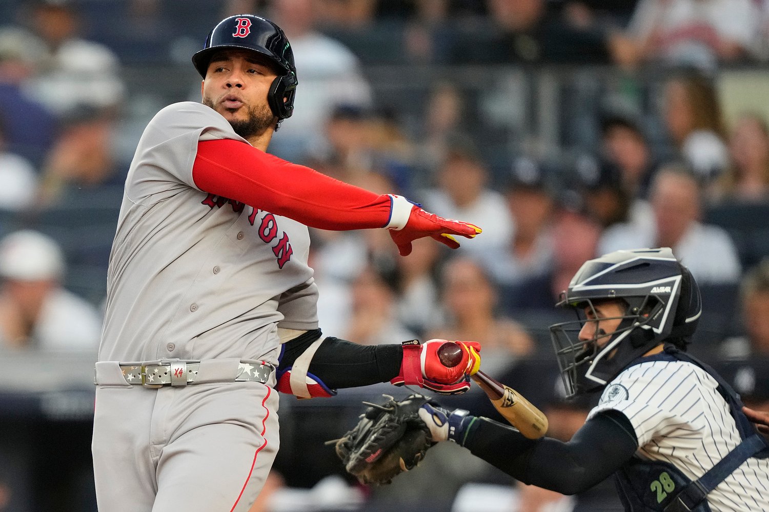 Red Sox’ loss includes pitcher talking to arm, aggressive managing, accountability, 99.7 mph throw