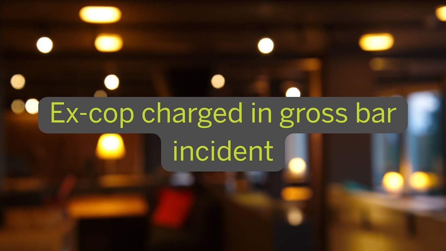 Retired cop urinated on bar counter at N.J. restaurant as off-duty officer laughed, authorities say
