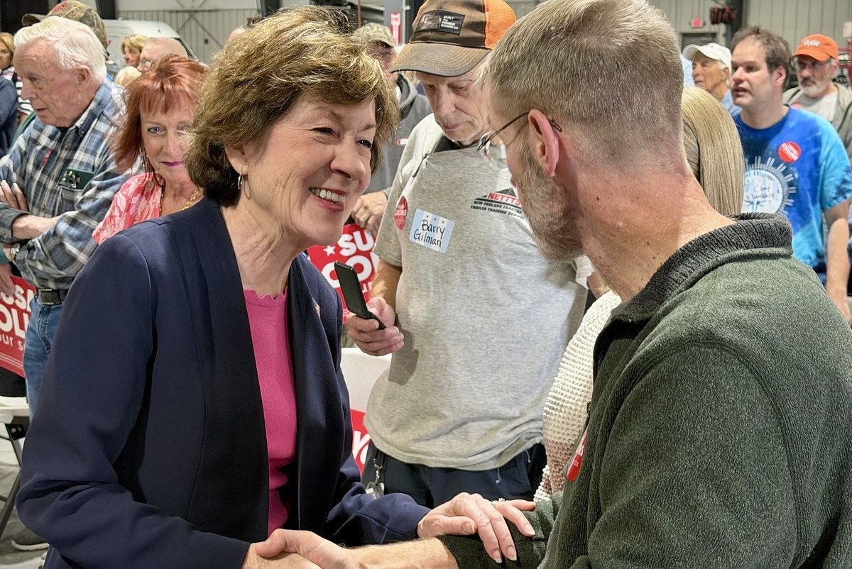 Defiant Susan Collins tells supporters to ‘debunk the lies’ after a tumultuous week