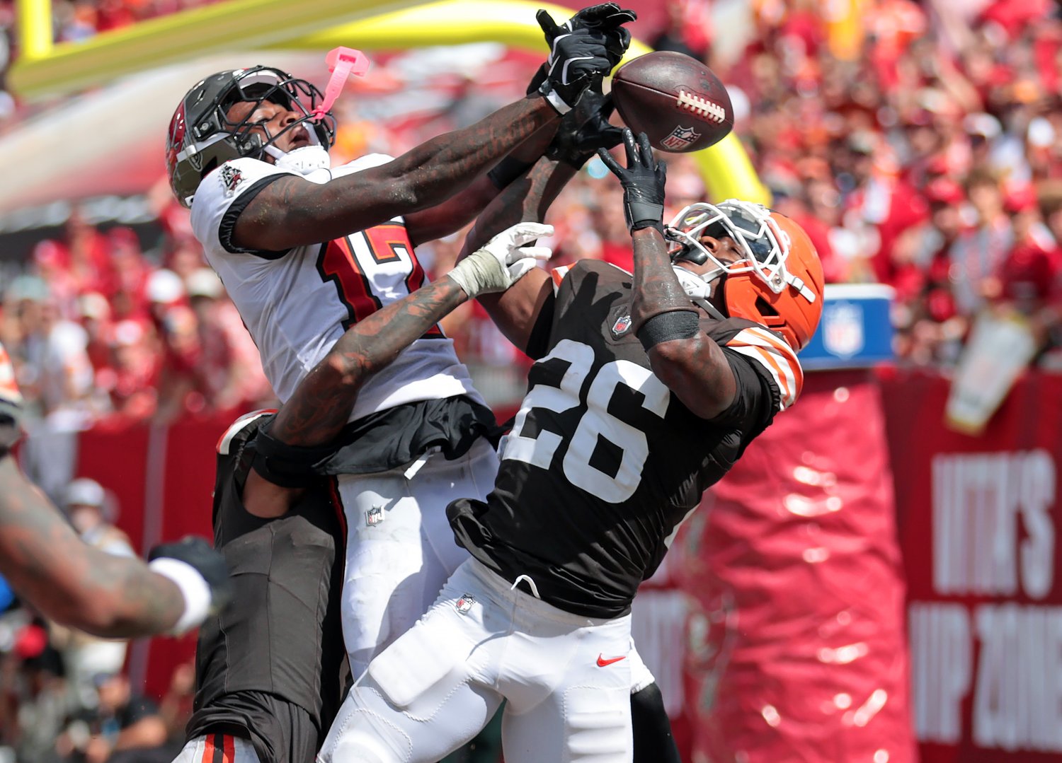 Myles Harden, Denzel Ward, and the rest of the Browns defense graded vs. the Buccaneers